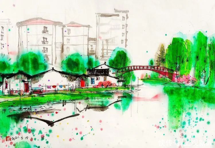 青浦@万紫千红总是春~来看青浦画家笔下的春色