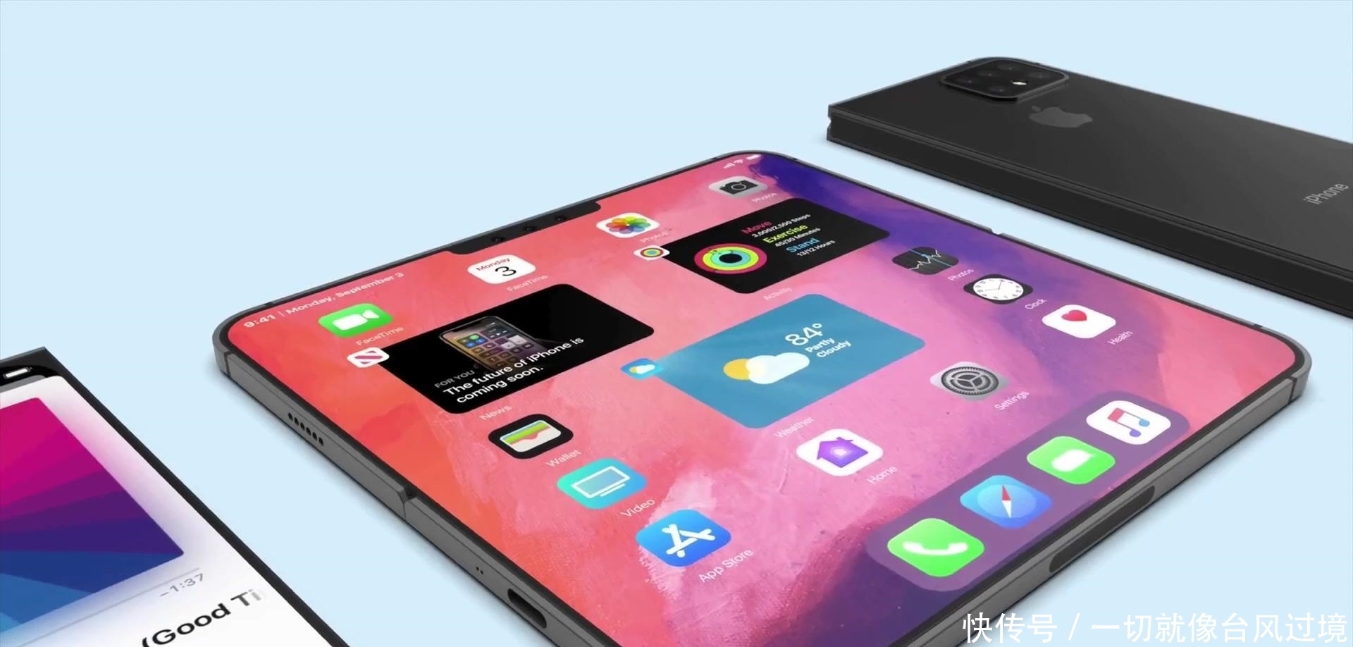 新花样|苹果也玩新花样,折叠屏手机曝光,iPhone 13提前预定?