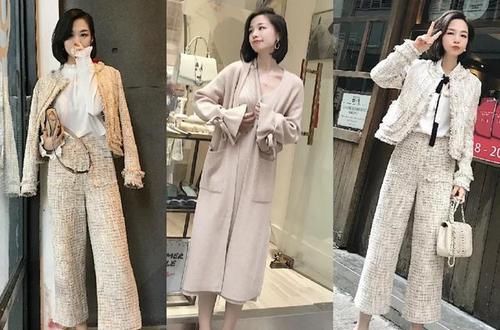  显得更加|秋冬除了黑白灰，还有这些软糯温柔的好看色系穿搭，也太美了