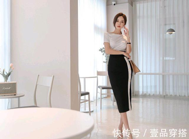 抹肩|女神孙允珠高清时尚搭配：奶白柔纱丝滑高雅贵气抹肩裙