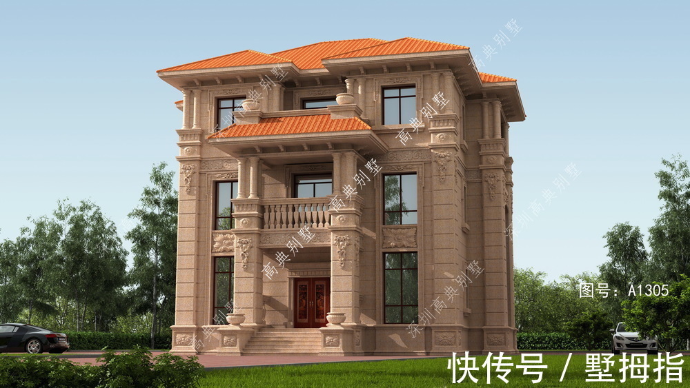 自建房|这款三层欧式自建房，满足现代人生活的需要，提高生活质量。