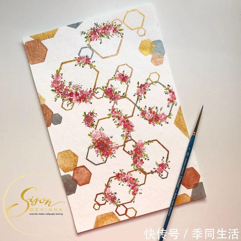 笔尖&美爆!70张超简单小清新的水彩手账,你想要的都在这里!收藏这篇就够了!