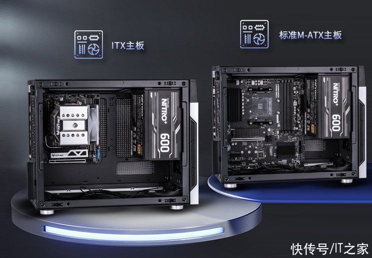 电源|蓝宝石发布 NITRO M01 ITX 机箱：电源纵置，支持 335mm 显卡