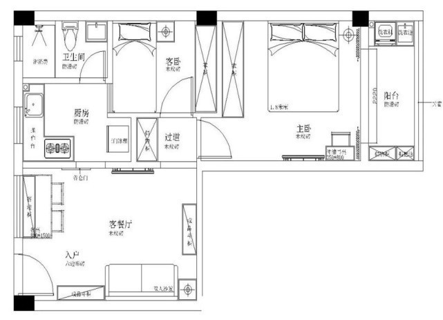 实用|75平北欧风二居室并不算很大，但整个家的布置却紧凑又实用