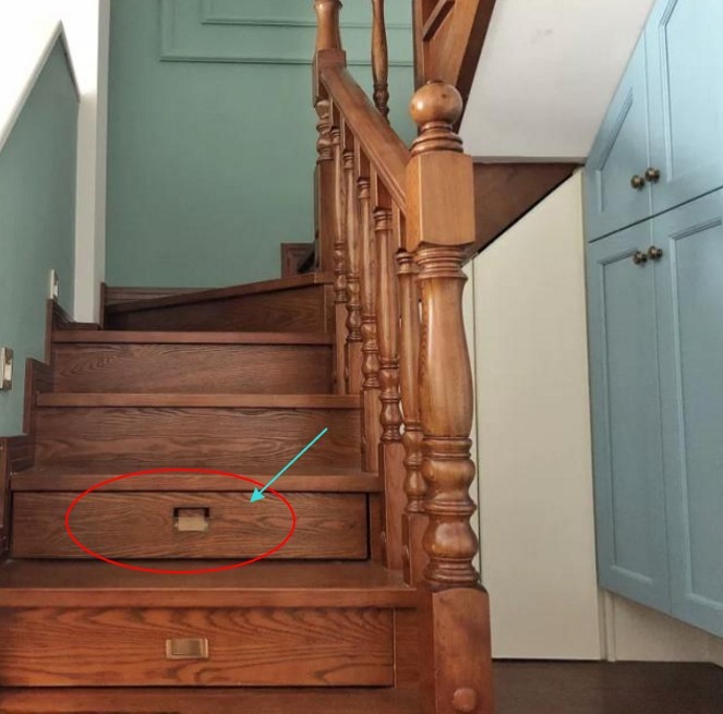 抽屉|楼梯只用来上下楼学会这么设计,书房、储物间都有了,太实用!