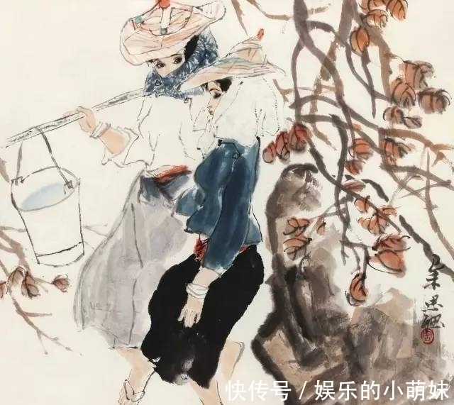 水墨!周思聪:开拓了水墨人物画的当代语言现代化探索潮流的走向!