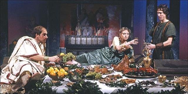 潜藏着|作为罗马人饮食文化的重要一环,“饮宴”背后潜藏着的政治逻辑