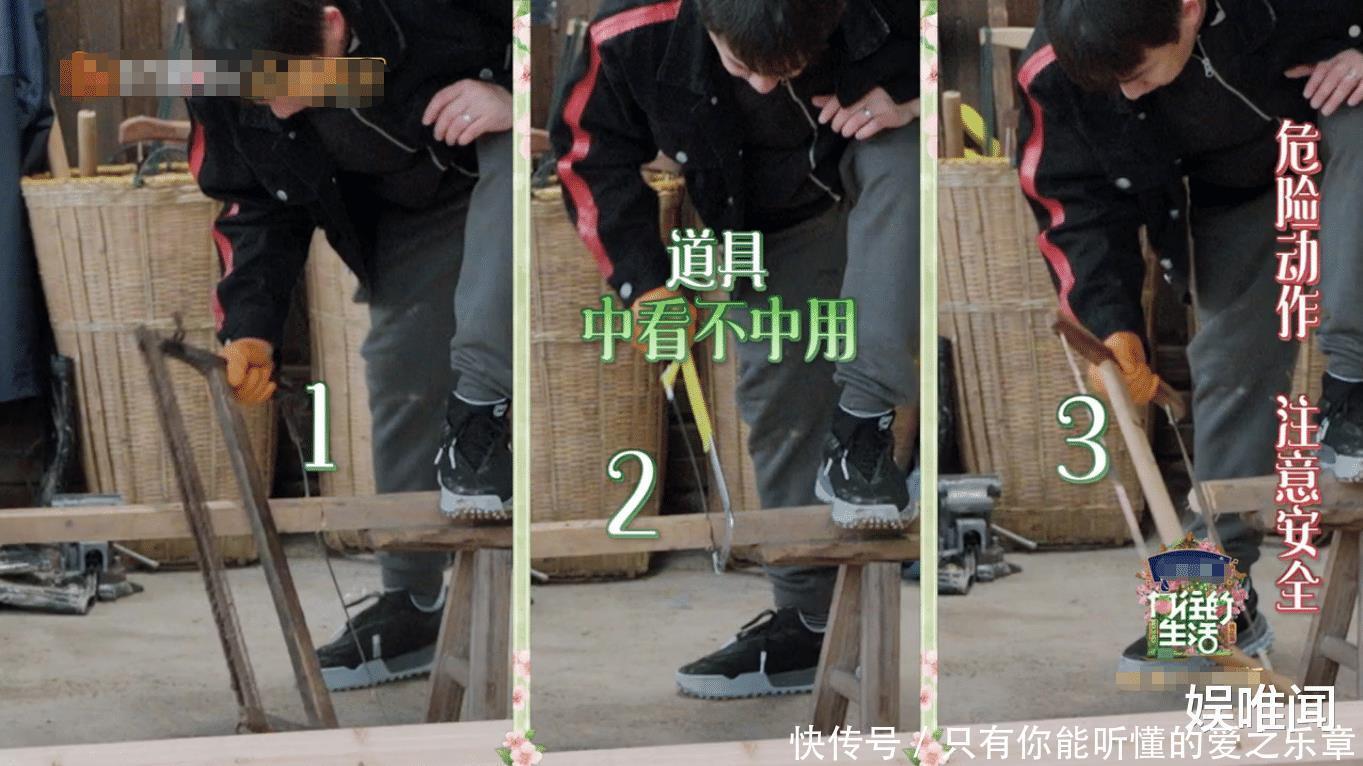 锯子|《向往5》黄磊智商下线,接连抱怨农具不给力,弹幕揭开了真相