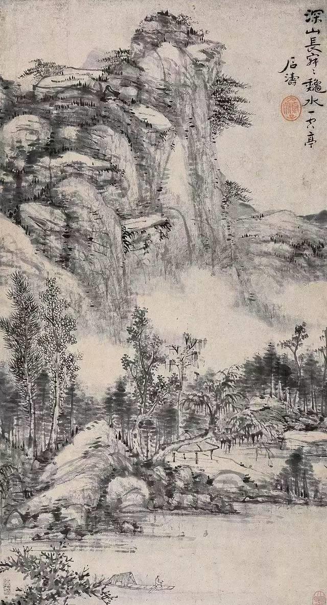 齐白石|石涛，从大明皇室后裔沦落成一代画僧，他被赞300年间第一人！