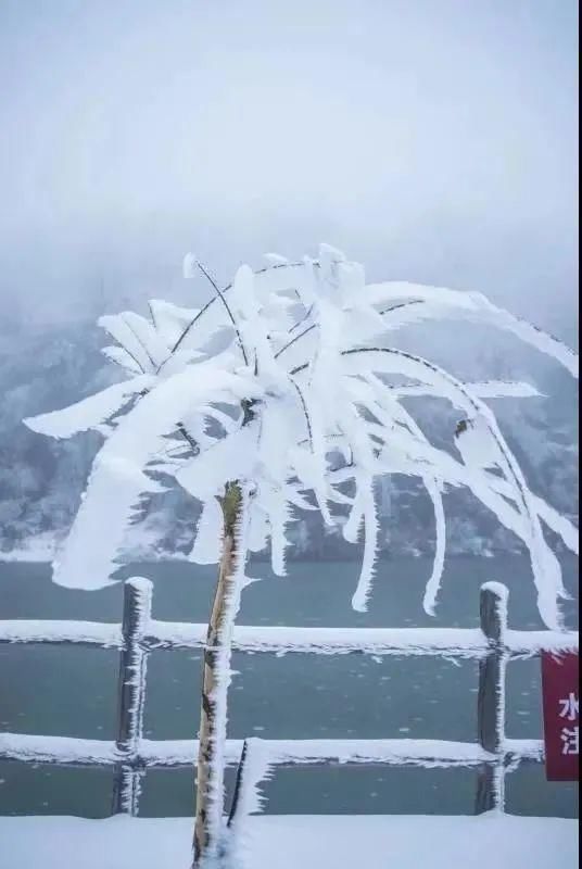 雪景如斯，大美汉江源