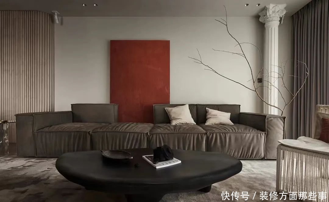 侘寂风混搭,造就美学盛宴,这个家有点儿时髦|198㎡大平层 | 主卧