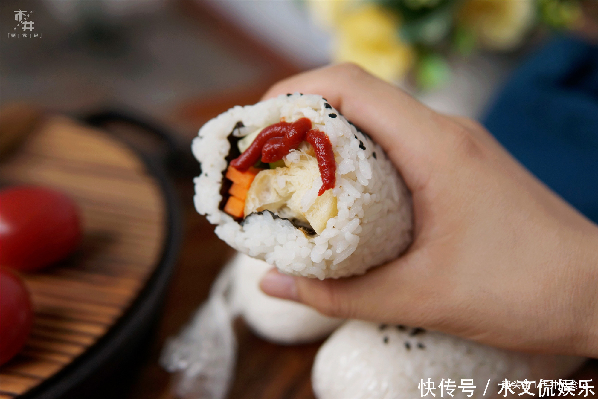 饭团|早餐学会这吃法，家里大米不够吃了，上班上学拿一个就走，方便