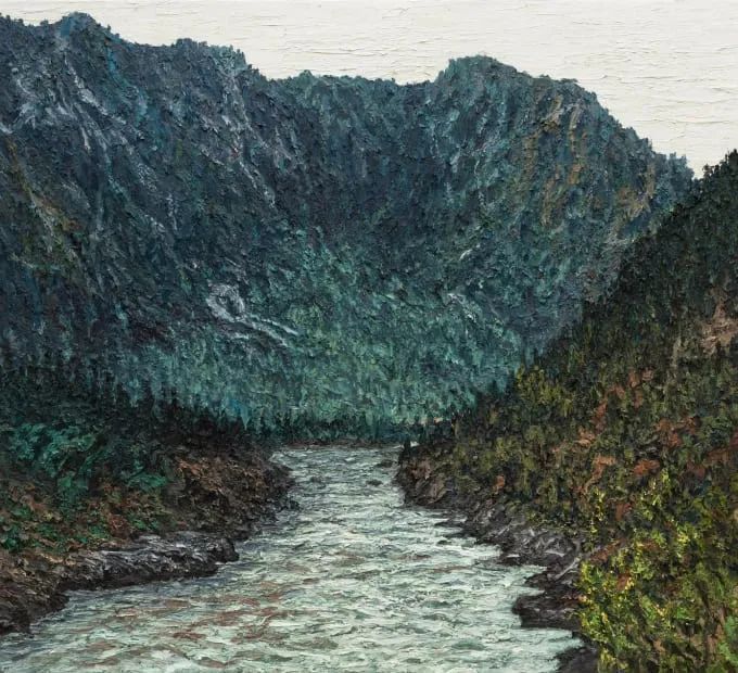 加拿大画家马特·巴恩的风景油画,笔触流畅,大美
