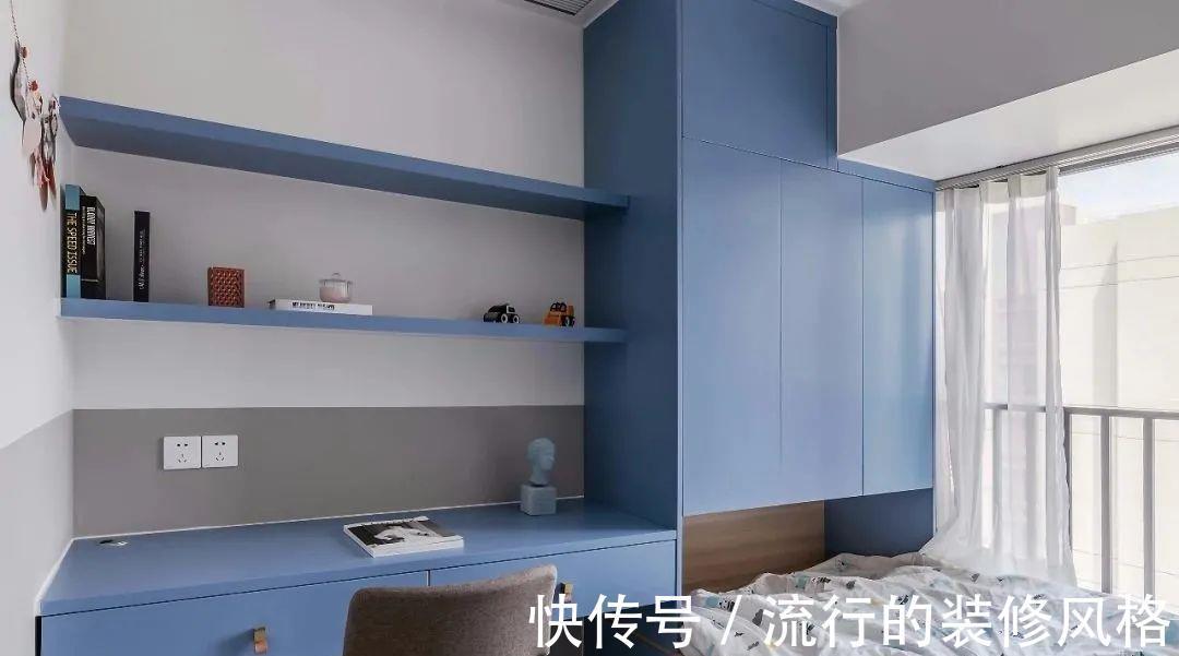 立体感|125㎡简约美式风，装修效果气度不凡，朋友看了都嫉妒！