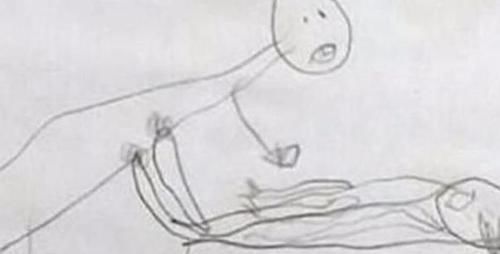 女儿|5岁女儿上完美术辅导班后，回家画出几幅画，父母见后立马报警