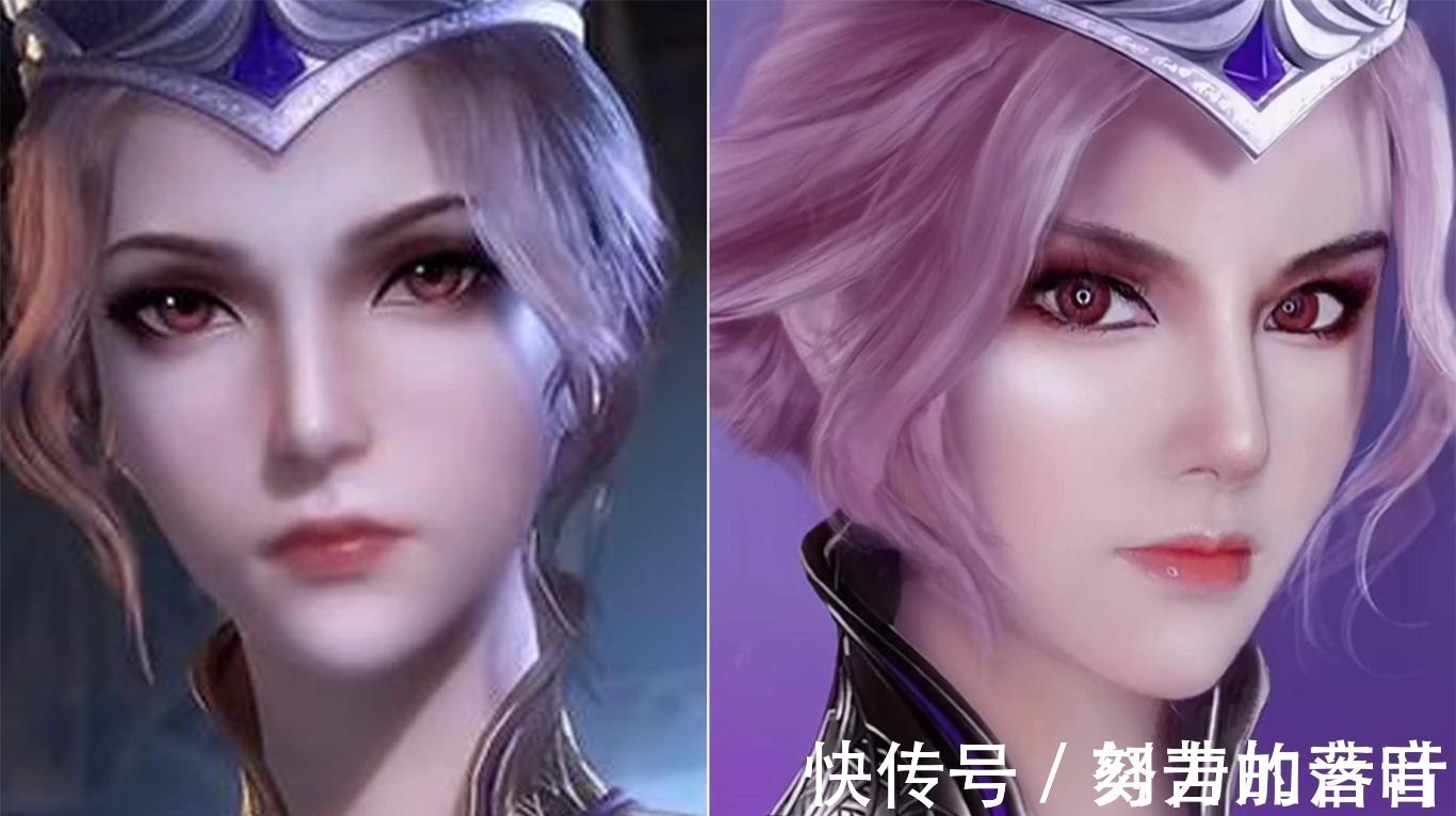 斗罗大陆|二次元仿妆可以以假乱真,富江毫无破绽,史莱克七怪无懈可击