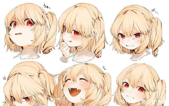 初音未来#不会画表情的来看看这位画师的作品,各种可爱的小表情,太萌了