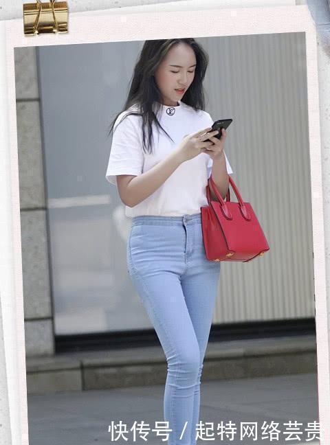 女人味|牛仔裤是典型爱美女性的必需品，精致的缝纫工艺，增强时尚魅力