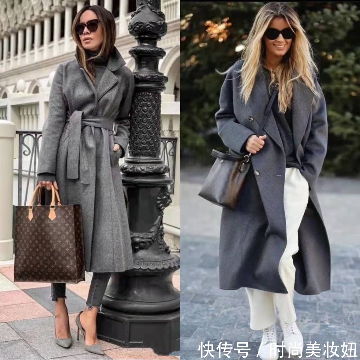 出镜率 优雅成熟的女人,冬天大衣都喜欢“黑白灰”,高级又显气质