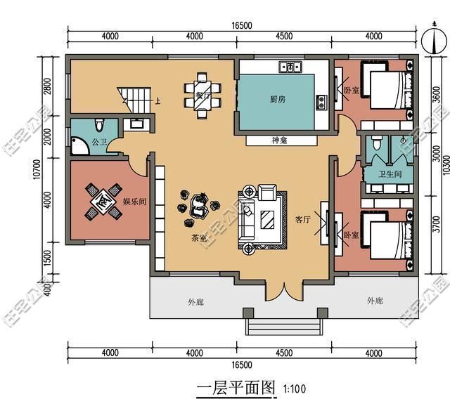 农村|3套新中式农村别墅图纸，怎么可以这么美，城里人看了都心动