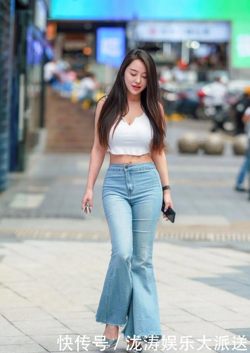 正确面对“胯大腿粗”,喇叭裤助你一臂之力,曼妙身姿又近了!