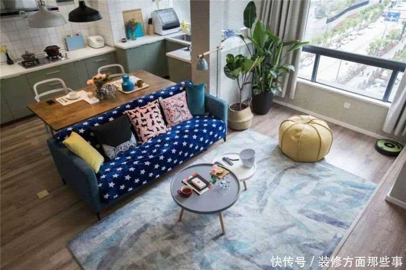 小复式|70平小复式二居室独特的民宿元素，形成独特清新的生机与舒适气息