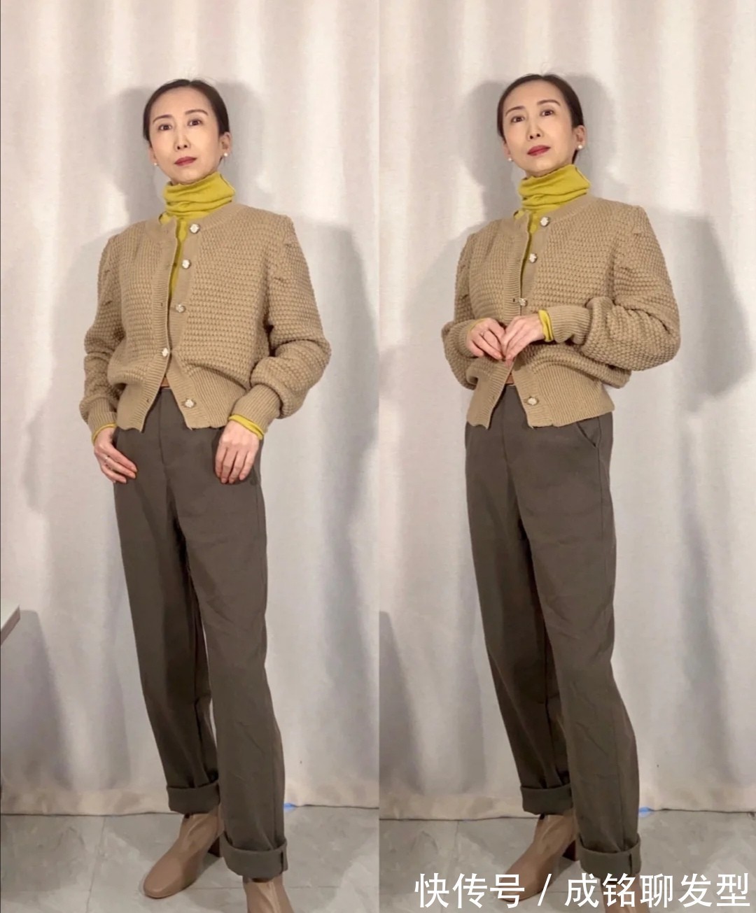 短靴|年龄大不是借口,衣服搭配好照样年轻漂亮,这位博主的穿搭学一下