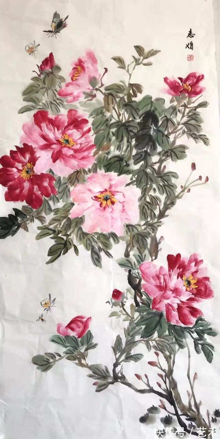 牡丹王@女画家徐志娟——中国画都牡丹王