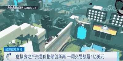 虚拟世界|“炒房团”杀入虚拟房产!一周交易额超1亿美元