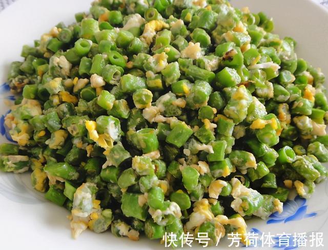 鸡蛋|一把豆角2个鸡蛋,外婆教我老式炒豆角做法,隔三差五吃一次,香