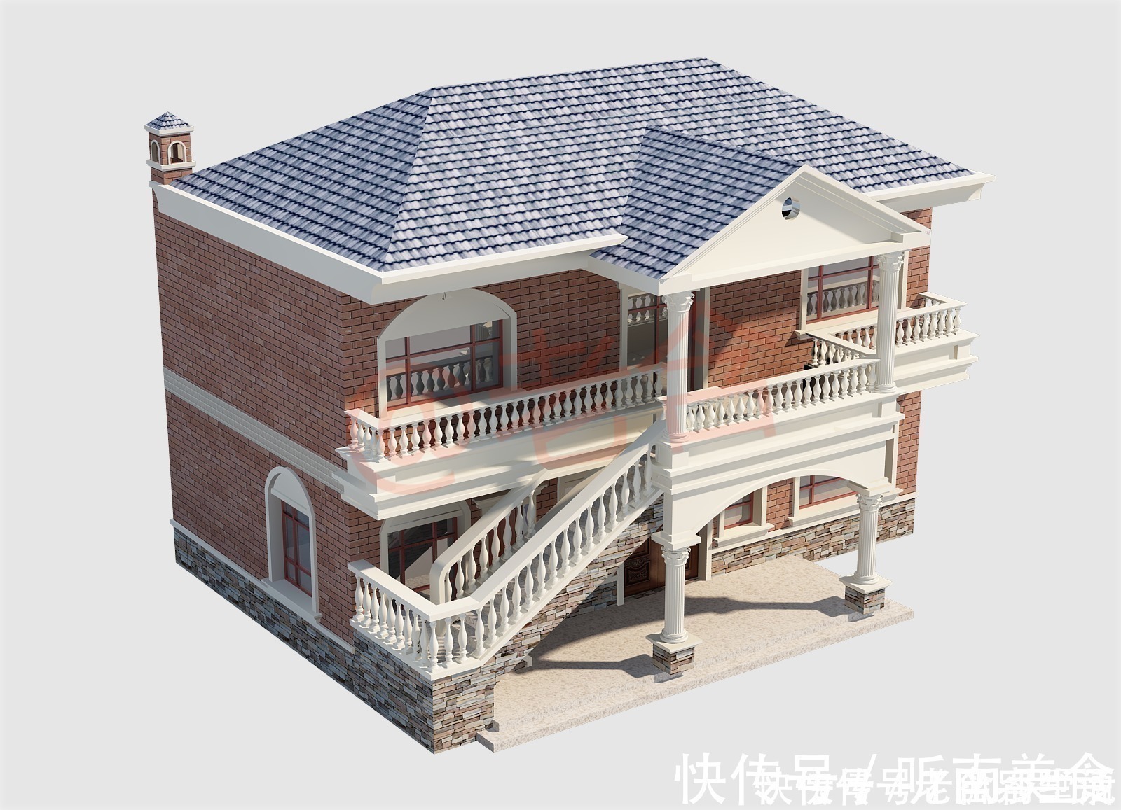 二层|占地100平不到的美式二层别墅，精美实用，造价仅18万，值得收藏