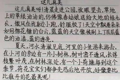 孩子写|小学生的零分作文火了，改卷老师怒火中烧，不愧是灵魂写手