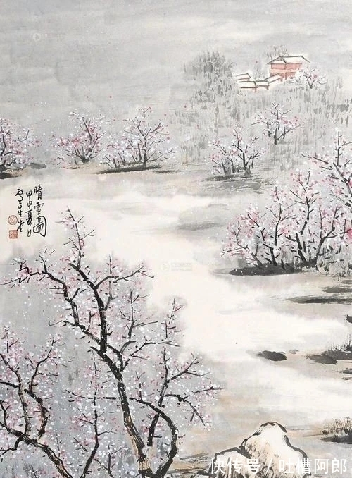 雪景&江苏省国画院｜卢星堂雪景山水画，雅而不俗！