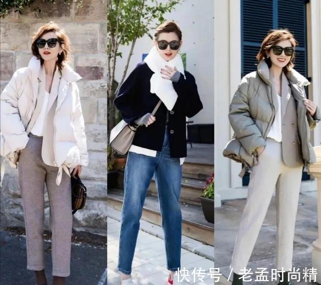 知性 40、50岁的女人冬天这么穿,越简洁越有气质,知性时髦显年轻
