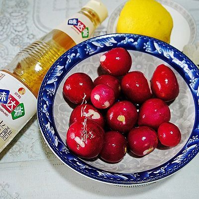 保鲜膜|胭脂水萝卜花