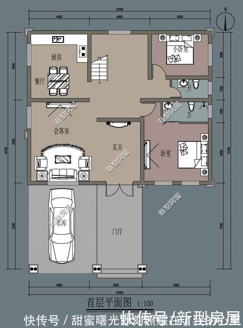 占地面积|30万的存款,能在农村建什么样的房子?这8套图纸看看你喜欢哪套