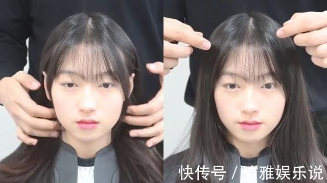 刘海|自己剪遮肉小脸刘海!把握发型师比例13,所有脸型都变鹅蛋脸
