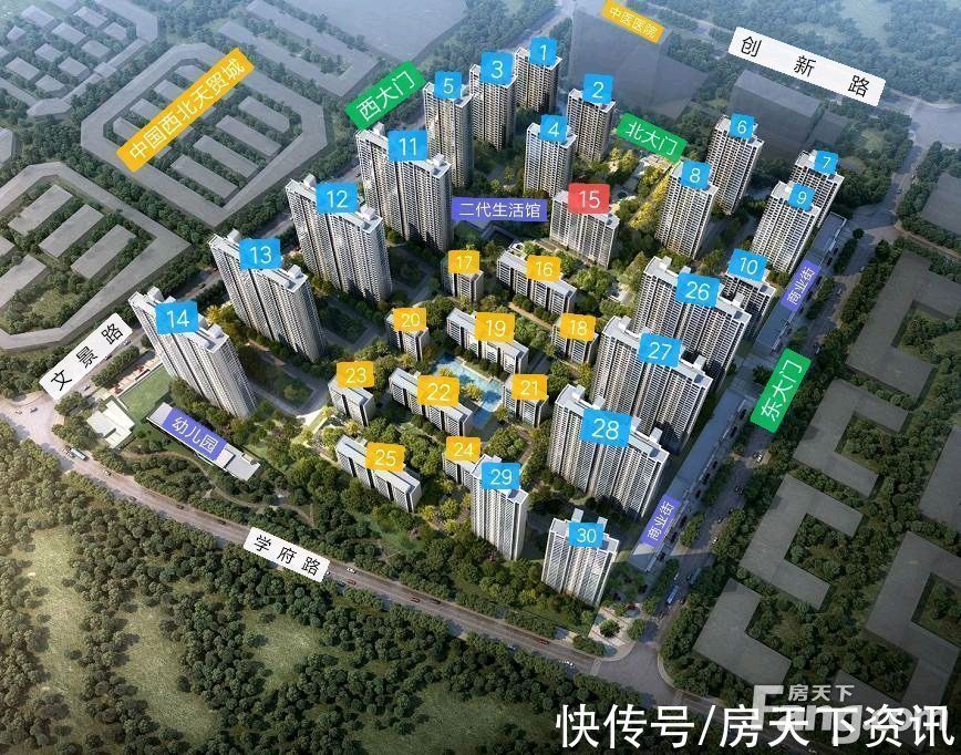 天一|安康高新区高分楼盘的最新现场美图,速来围观