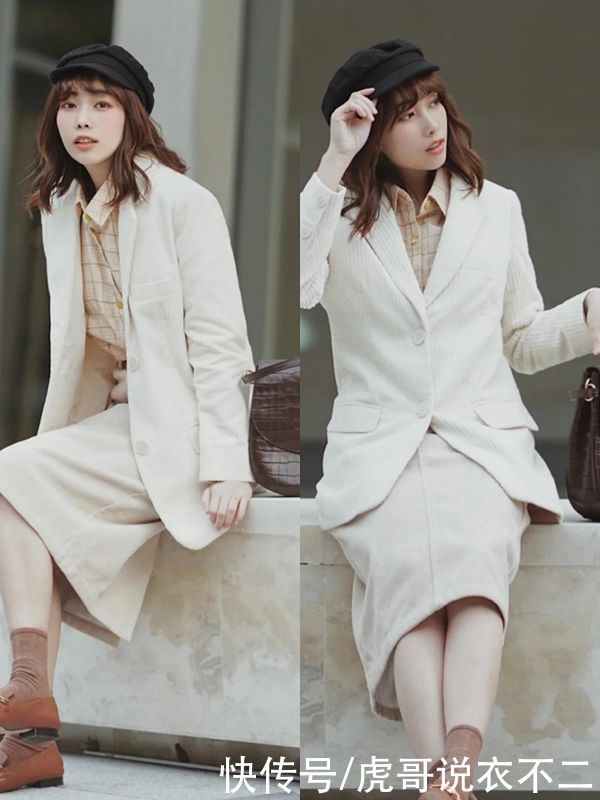 1米5的小个子春季怎么穿？看她的日系温柔风搭配，真的太会穿了