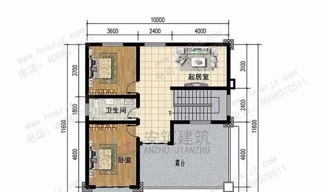 农村别墅|两款10X11三层农村别墅，造价30万左右，越看越喜欢的户型