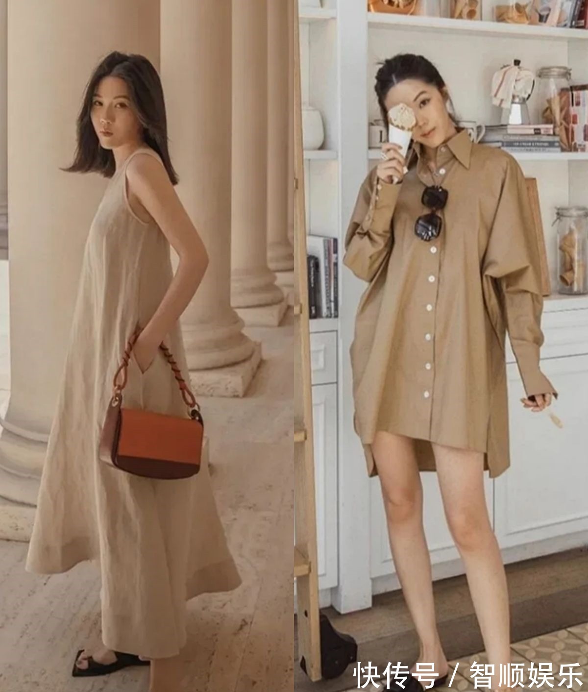 夏季 穿对“卡其色”的女人更高级,夏季学会穿搭与配色技巧,气质翻倍!