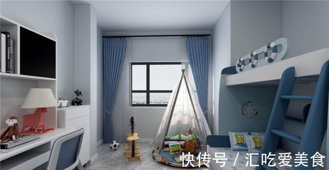 大地砖|175平现代三居室,做开放式厨房和书房更通透敞亮