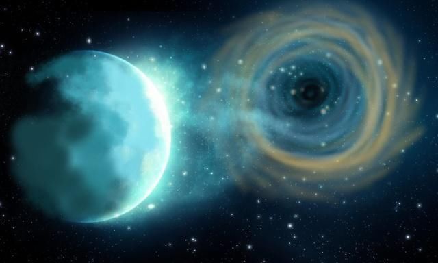 如果黑洞将地球吞噬,地球会有什么变化人类能在黑洞中生活吗