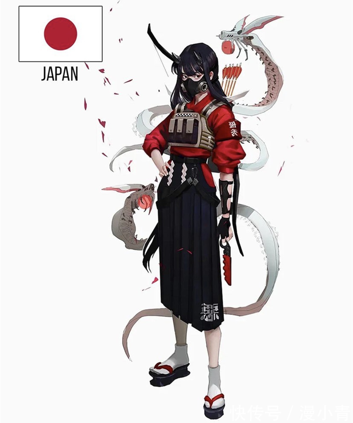 国旗|当机娘被设计成国旗的模样,有的现代感十足,有的还停留在近代