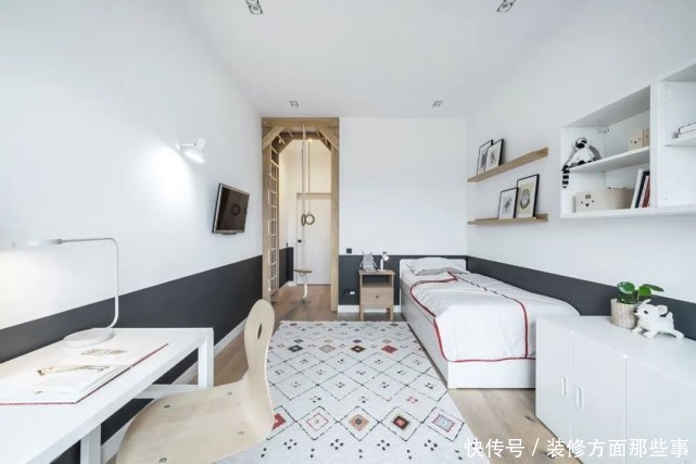 色调|120平北欧三居室,这个白色的玄关设计会俘获很多人的心吧