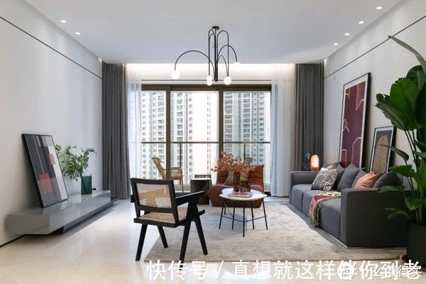 客厅|他家190㎡,坚持拆掉一面墙,装修后,满屋子的高级感,藏不住了