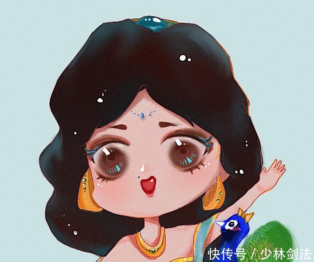 迪士尼公主点上媒婆痣,别有一种美感,不知道这样的公主你喜欢吗