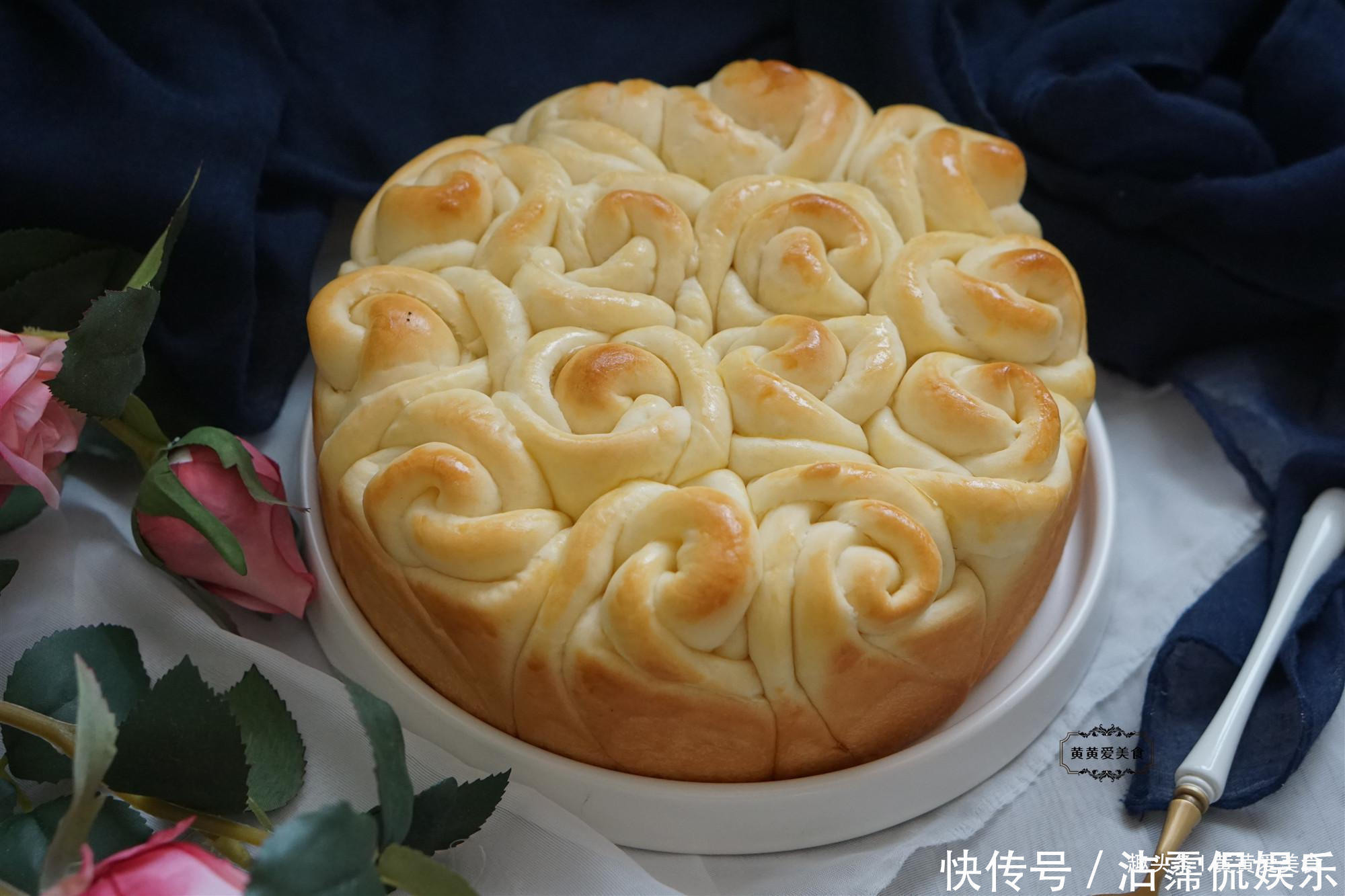 面包|值得做一千次的面包方子,简单易做,好看又好吃,送人有面子