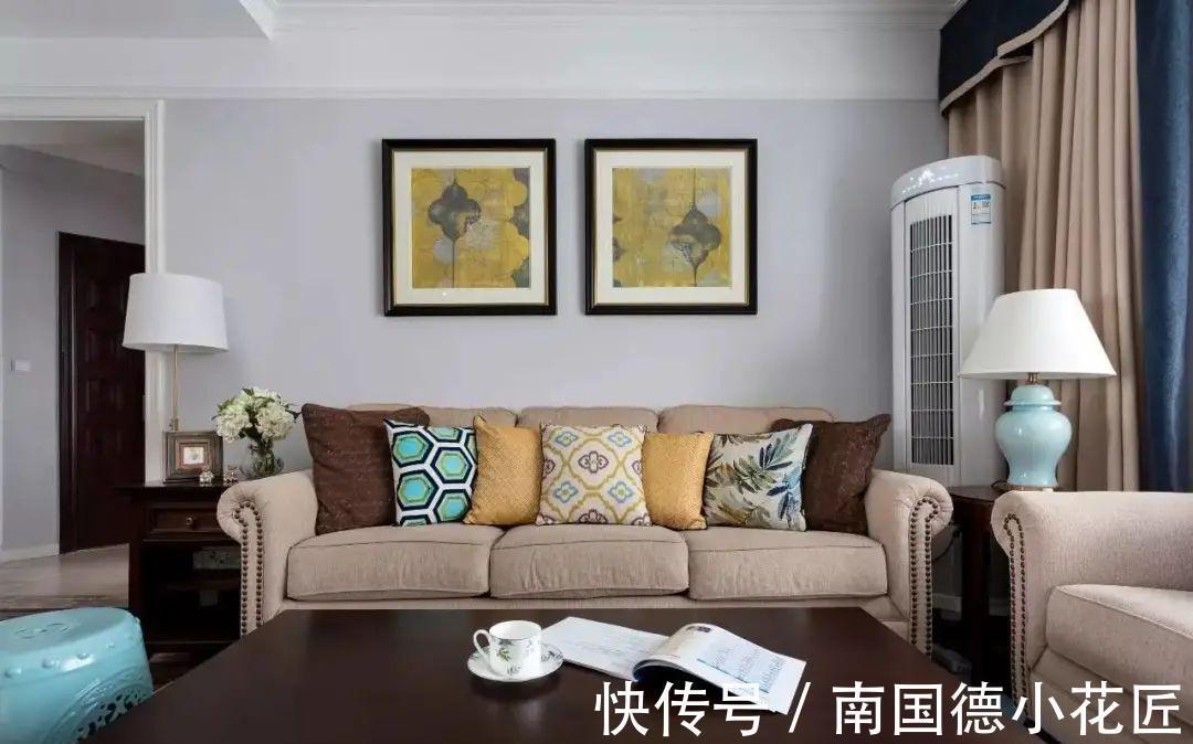 收纳|在上海买的新家，110平美式，朋友说一看我的小鼓凳就萌翻了！