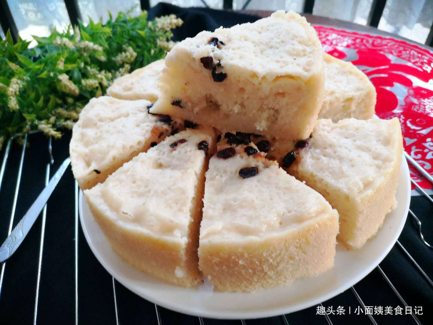 大米别煮粥,搅一搅手不碰面做米糕,比发糕简单,比蛋糕松软好吃